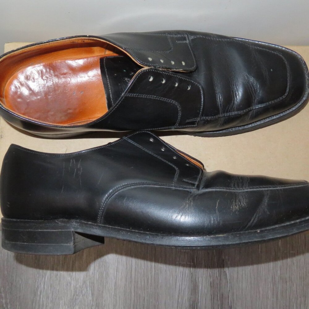 Vintage Hampton Woodwards Leather Men's Shoes Handcrafted England Size 9(K746)